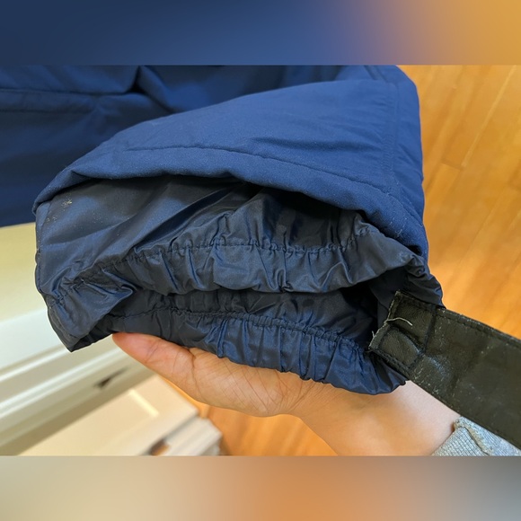 Vintage Obermeyer Navy Blue Snow Ski Bib Overalls Women’s Size 10 Soft Shell - Picture 9 of 16